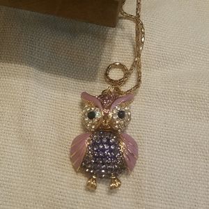 Betsey Johnson Owl Necklace